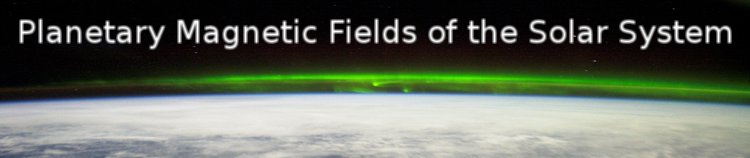 Planetary Magnetic fields of the Solar System
